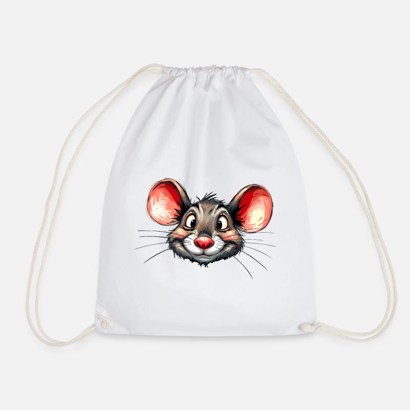 souris - Sac de sport léger - blanc