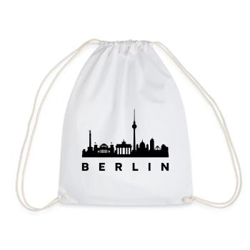 Berlin Skyline - Turnbeutel - Weiß - Vorne