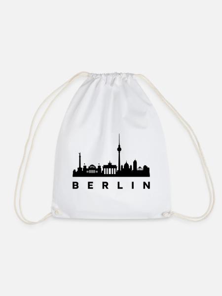 Berlin Skyline - Turnbeutel - Weiß