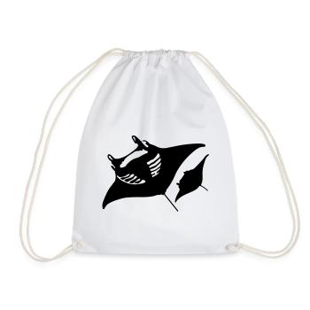 manta - Sac de sport léger - blanc - Devant