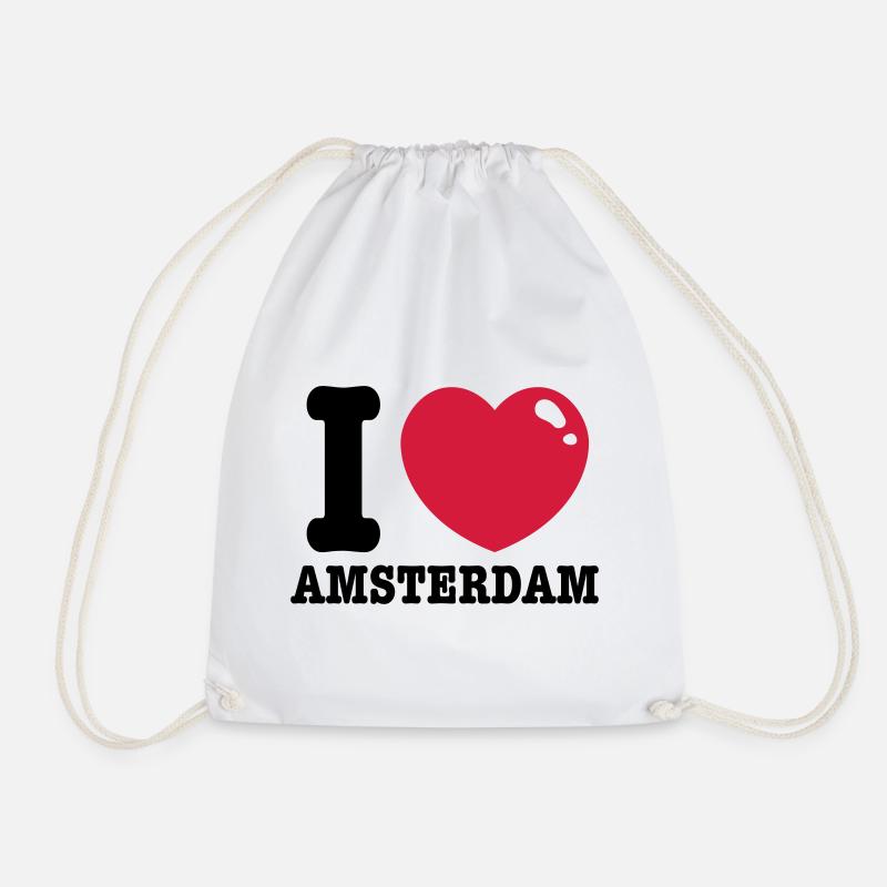 amsterdam - Turnbeutel - Weiß