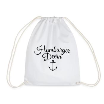 Hamburger Deern Anker Classic - Drawstring Bag - white - Front