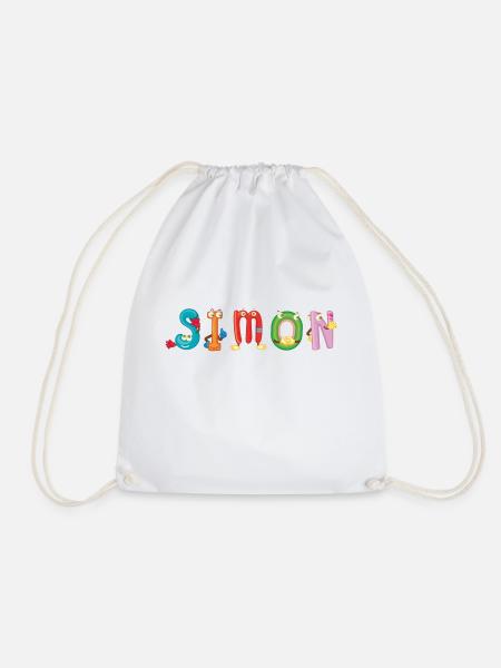 Simon - Turnbeutel - Weiß