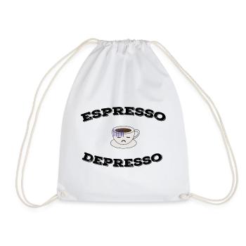 Dépresseur Espresso - Sac de sport léger - blanc - Devant