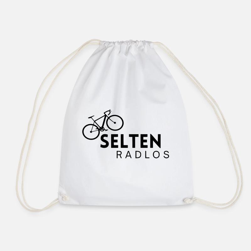 Selten Radlos - Turnbeutel - Weiß