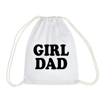 Girl dad - Turnbeutel - Weiß - Vorne
