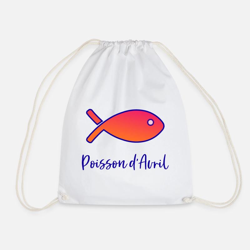POISSON D'AVRIL - Sac de sport léger - blanc