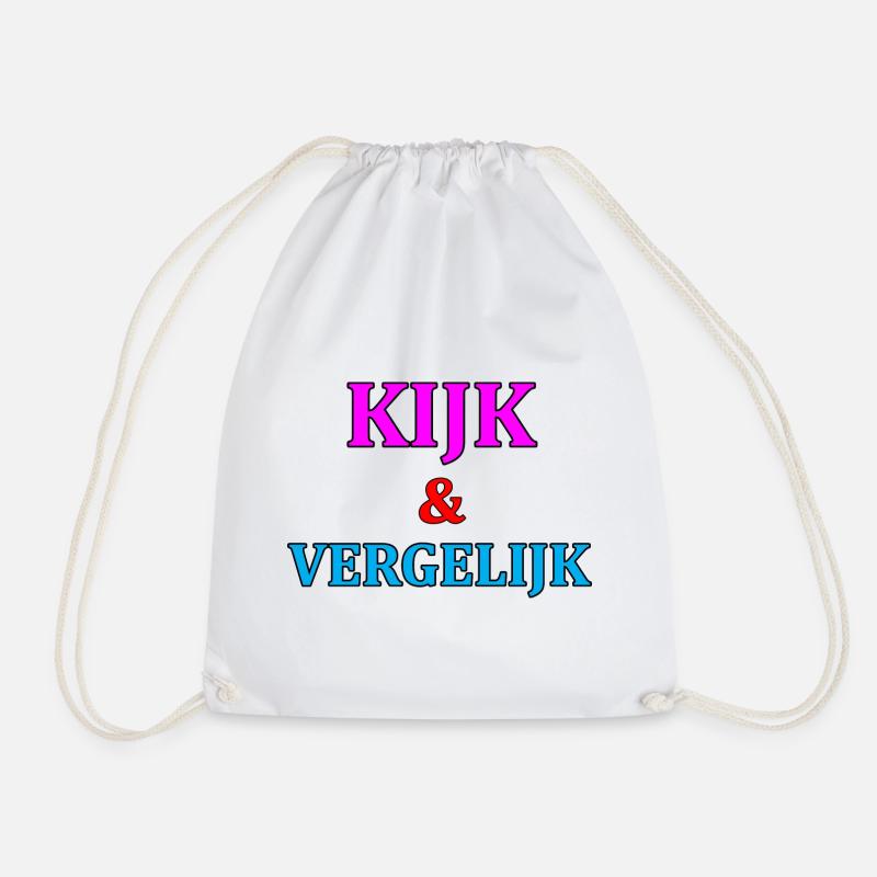 Look & Compare Motivation Imprimer - Sac de sport léger - blanc