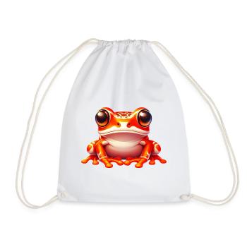 Grenouille - Sac de sport léger - blanc - Devant