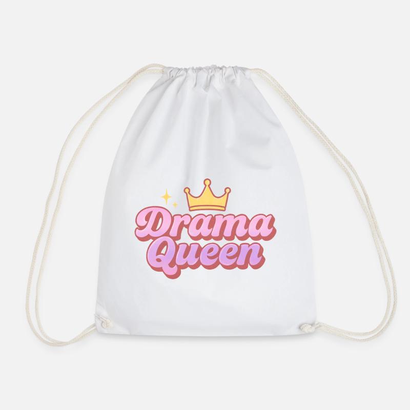 Drama Queen - Turnbeutel - Weiß