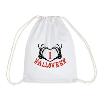 J'adore Halloween - Sac de sport léger - blanc - Devant