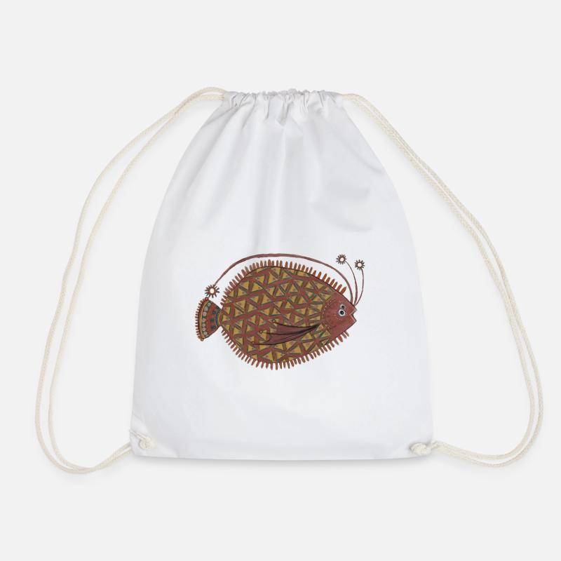 Die_Flunder_2 - Sac de sport léger - blanc