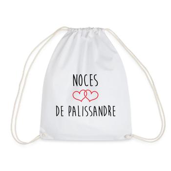 Rosewood Wedding 65 Years Union - Drawstring Bag - white - Front