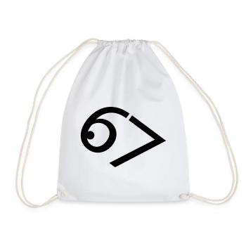 six seven - Drawstring Bag - white - Front