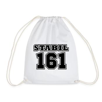 STABIL 161 - FOOTBALL - Turnbeutel - Weiß - Vorne