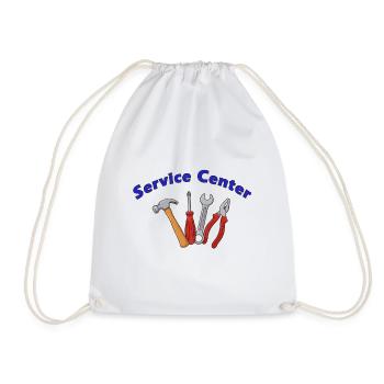 Service Center - Turnbeutel - Weiß - Vorne
