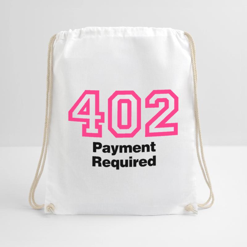 Error 402 | Fehler | Errormessage Drawstring Bag