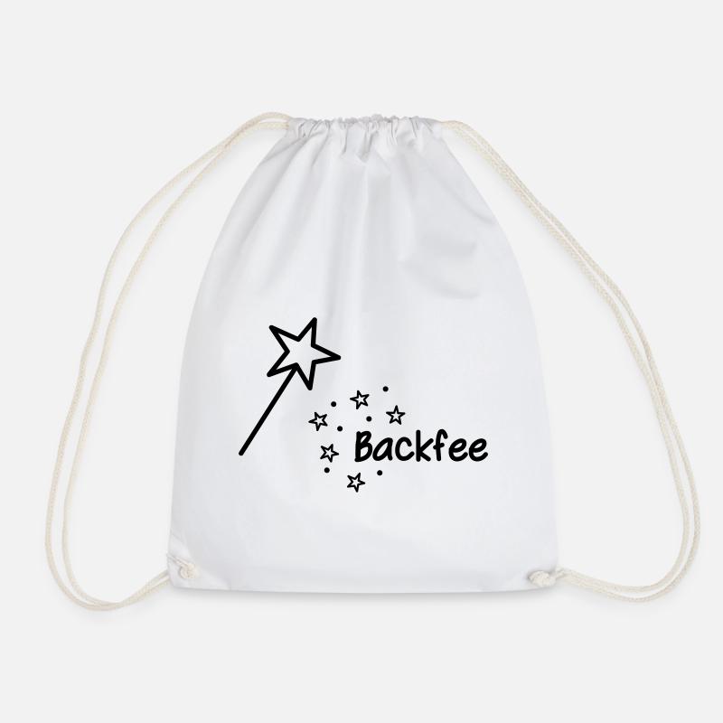 Backfee - Drawstring Bag - white