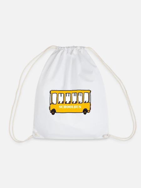 Schoolbus - Turnbeutel - Weiß