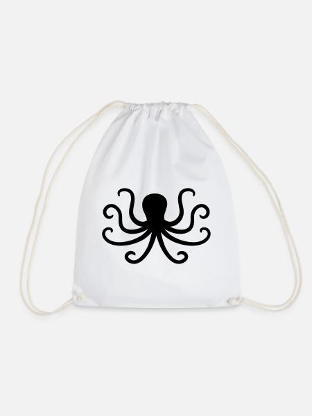 Kraken - Turnbeutel - Weiß