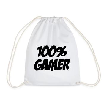 Gamer / Gaming - Sac de sport léger - blanc - Devant