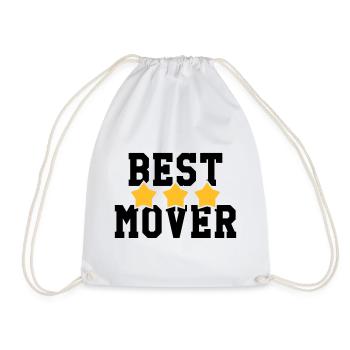 Déménageur / Déménagement / Déménager / Camion - Sac de sport léger - blanc - Devant