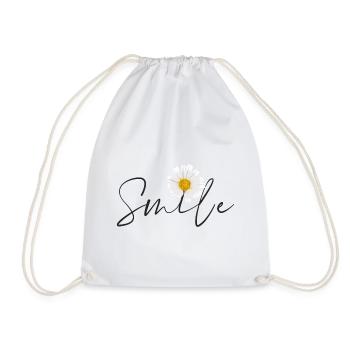 Summer Summer Smile Design flower Design Cadeau - Sac de sport léger - blanc - Devant