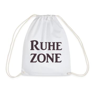 Ruhezone - Turnbeutel - Weiß - Vorne