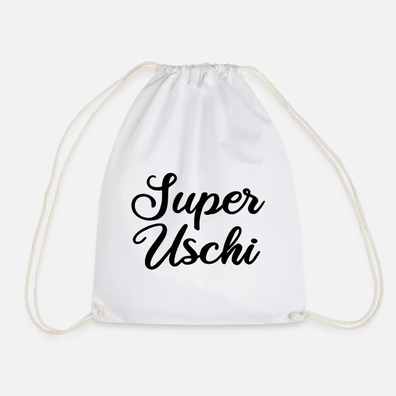 Super Uschi - Turnbeutel - Weiß