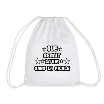 Que serait la vie sans la picole - Sac de sport léger - blanc - Devant