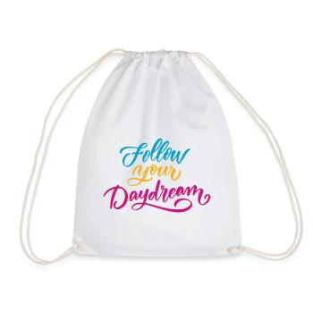 Suivez vos rêves - Sac de sport léger - blanc - Devant