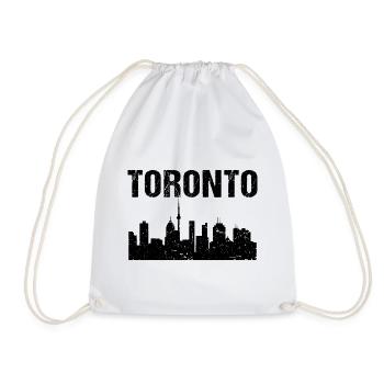 Toronto Skyline - Turnbeutel - Weiß - Vorne