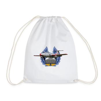 L-29 - Drawstring Bag - white - Front