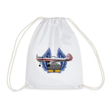 Yak-52 - Drawstring Bag - white - Front