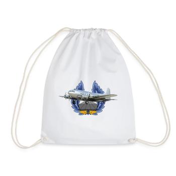 Model 307 Stratoliner - Drawstring Bag - white - Front