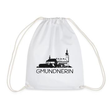 Gmundnerin Schloss Orth Gmunden Österreich - Turnbeutel - Weiß - Vorne