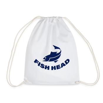 FISH HEAD - Turnbeutel - Weiß - Vorne