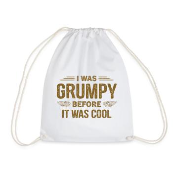 Ich war grantig, bevor es cool war - Sac de sport léger - blanc - Devant