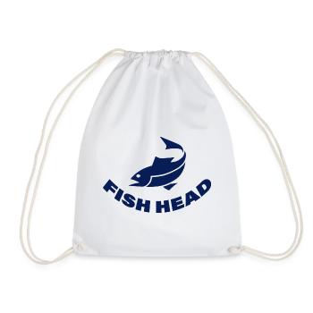 FISH HEAD - Turnbeutel - Weiß - Vorne