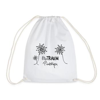 ELLATRAUM Pünktchen - The Original heavenlygoods - Drawstring Bag - white - Front