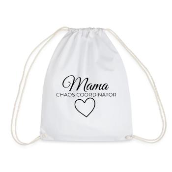 Mama Chaos Coordinator - Turnbeutel - Weiß - Vorne
