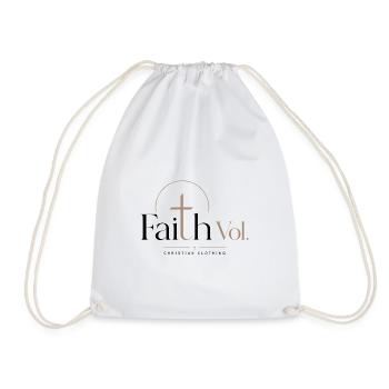 Faith Vol. Logo - Turnbeutel - Weiß - Vorne