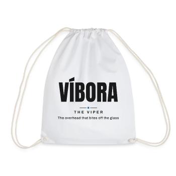 Víbora — Die Viper | Echtes Padel-Vokabular - Turnbeutel - Weiß - Vorne