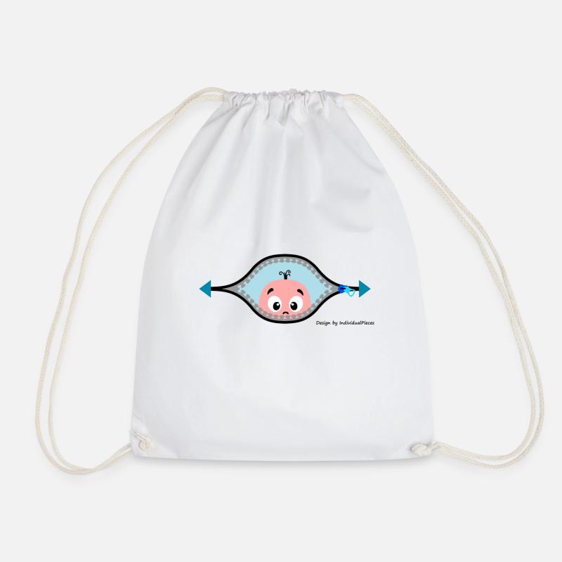 BabyBoy - Drawstring Bag - white