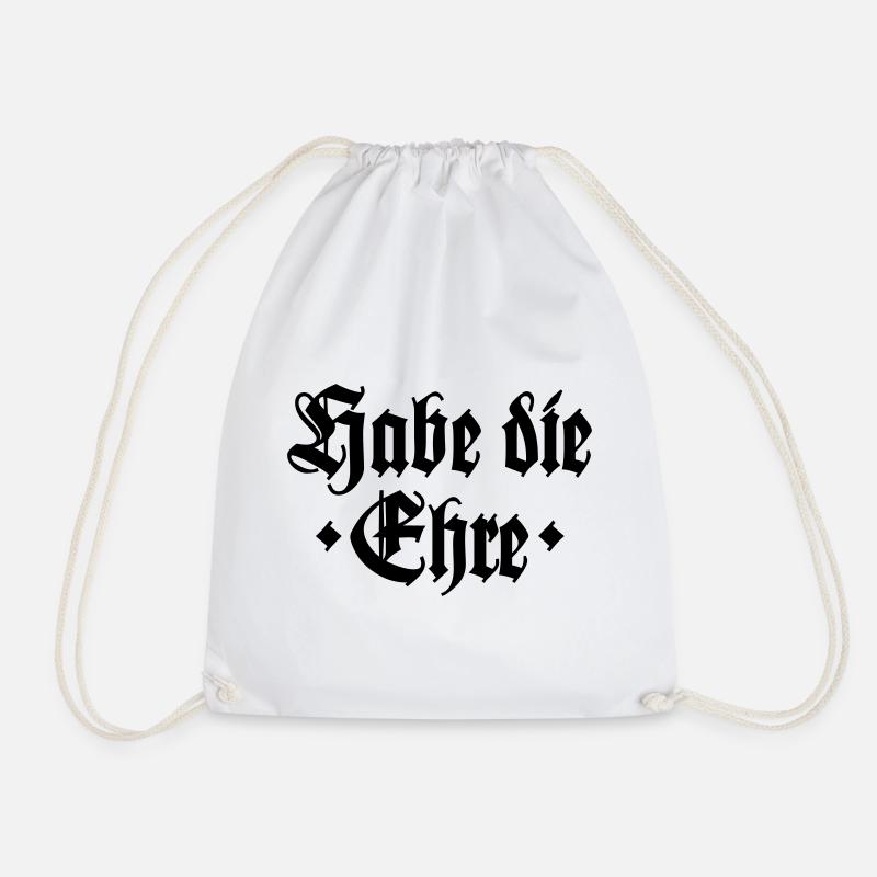 Habe die Ehre - Turnbeutel - Weiß