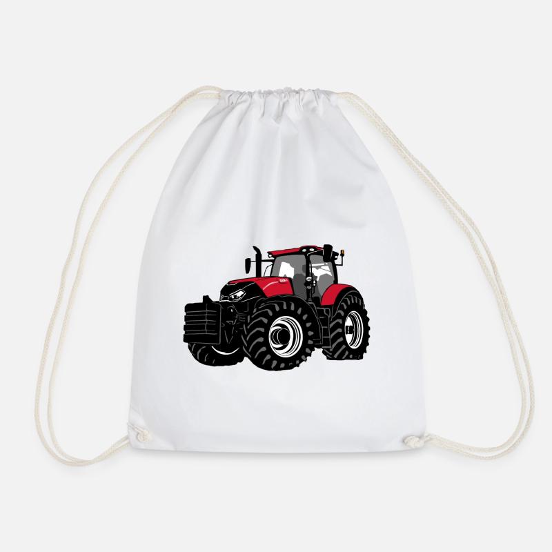 Traktor - Schlepper - Landwirt - Bauer - Turnbeutel - Weiß