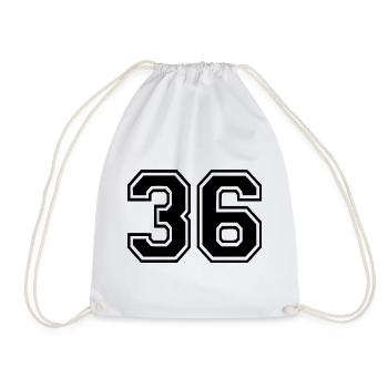 36 - Sac de sport léger - blanc - Devant