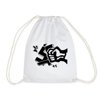 Contre les nazis faust - Sac de sport léger - blanc - Devant