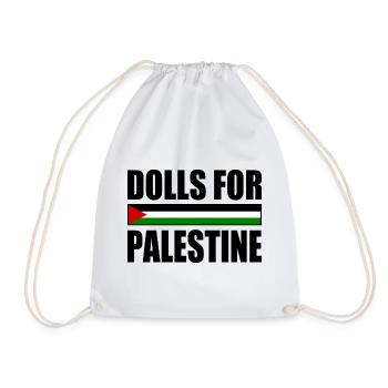 dolls for palestine - Turnbeutel - Weiß - Vorne