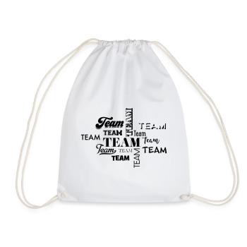 Team - Drawstring Bag - white - Front